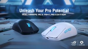 Asus ROG Harpe Ace Aim Lab Edition P713 Gaming Wireless Mouse (Black/White)
