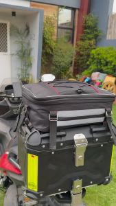 Immortal Top Box Bag Black with Reflector