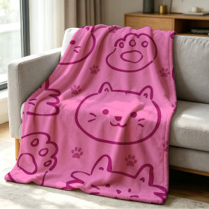 Beast Kingdom | Cute Critters  Blanket Soft Cozy Throw for Sofa Bed Festive Holiday Decor Gift for Kids and Adults Lightweight and Warm
