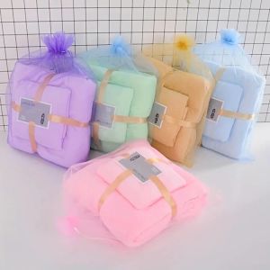 SUPERSALE 2 in 1 Comfortable Super Soft Face and Bath Towel