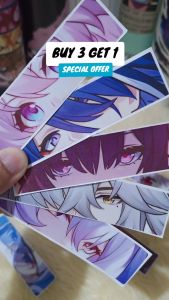 BUY 3 GET 1 - Oshi no ko - Eye Slap Sticker Indoor Outdoor Vinyl Sticker Waterproof & Non-Faded 4x1.2 inches