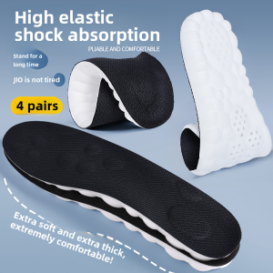 Sport Shoe Insoles Men Women Absorb Sweat Anti Odor Shock Absorption Soft Arch Support Winter Collection Comfortable Feeling