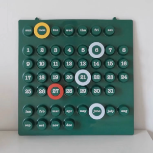 Medieval Perpetual Calendar Ringadate Retro Calendar Creative Wall Decoration Home Desktop Small Ornaments