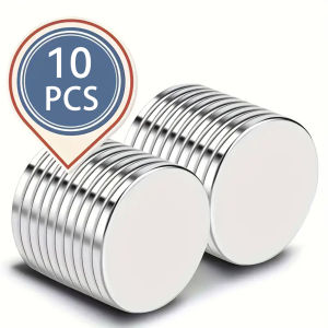 10 Piece 15x2mm Strong Round Magnets for Fridge DIY Building Scientific Craft Education