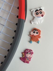 Cartoon Shock Absorber Tennis Racket Wax Crayon Little New Shock Absorber Particle White Small Anti Vibration Particle Tennis