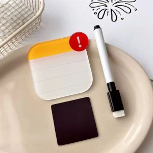 Dấu Chấm Than Sáng Tạo Phong Cách Pop-up Tủ Lạnh Nam Châm Bảng Tin Nhãn Dán Acrylic Có Thể Tái Sử Dụng Nhà Bếp Trang Trí Nhà Cửa