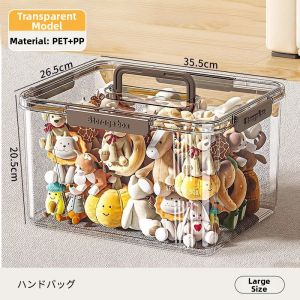 Transparent Multi-functional Storage Box Hand-held Organizer