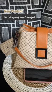 Luna Aura Tas Selempang Jinjing Wanita Mewah Premium Free Dompet Koin Slingbag
