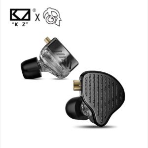 KZ X HBB PR2 wide metal headphones in-ear headphones 13.2MM flat driver IEM headphones high-fidelity bass monitor earbuds sports headphones