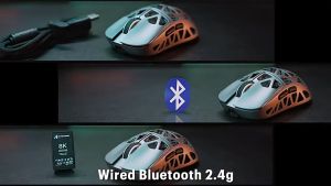 Attack Shark R2 Gaming Mouse Magnesium Alloy PAW3950 45g Super Light Bluetooth Tri-mode 8000Hz Wireless Polling Rate