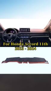 Tấm Lót Taplo Chắn Nắng Chống Trượt Phụ Kiện Trang Trí Nội Thất Bằng Vải Flannel Cho Xe Honda Accord Thế Hệ Thứ 11 Các Mẫu Xe 2023-2025