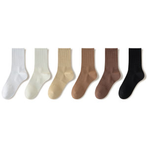 JIAZINI | Cotton Anti-Odor Absorbent Mens Mid-Calf Socks