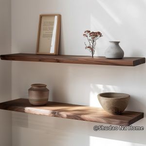 Wall-mounted Shelf Black Walnut