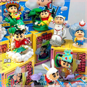 52TOYS | Cute and Funny Shin-chan Classic Scene Blind Box Collection Anime Characters Desktop Accessories Ornaments Friends Birthday Gift