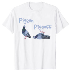 Sanrio | Pigeon Pigeoff Bird Birdwatcher Birdwatching T-shirt Cute Funny Graphic T-shirt Womne Tshirt T Shirt Summer Streetwear Graphic