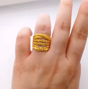 Yon Hing Cincin Fashion Nabila Saiz 16 Emas 916