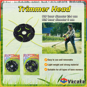 Vacaka 120mm Grass Cutter String Trimmer Head with 4 Nylon Lines Mower Accessories