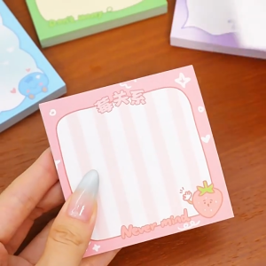 MOMO 1PCS Fruit Gradient Sticky Notes 50Sheets Colorful Memo Pads Stationery