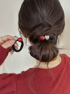 Phụ Kiện Tóc Nữ Thanh Lịch Bằng Ngọc Trai Pha Lê Pink Empress Phong Cách Hàn Quốc Mùa Đông 2025 Phụ Kiện Tóc Mới