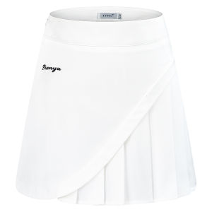 TTYGJ | Slimming High Waist Skirt with Pleats and Slit Anti-see-through Mini