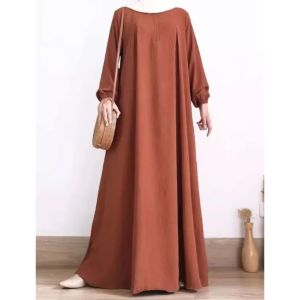 GAMIS MUSLIM BAHAN CRINCLE AIR FLOW PREMIUM