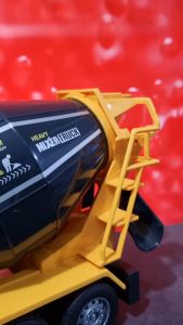 Mainan Mobil Remot Kontrol RC Truk Molen Semen Sino Konstruksi Black Edition Batre Cas