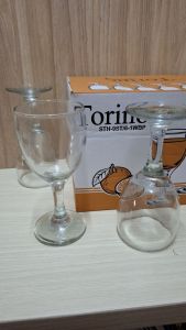 Gelas wine / gelas tangkai Torino isi 6 gelas