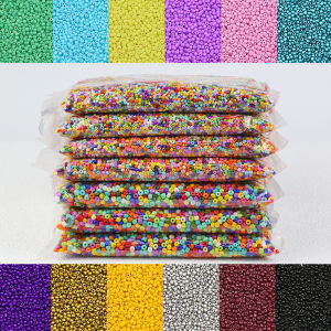 450g/Pack 2 3 4mm Baked Paint Millet Bead Glass Spacer Loose Beads For DIY Bracelet Necklace Handmade Jewelry Making Accessories