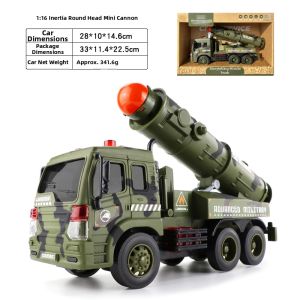 Simulation Inertial Military Missile Car Toy