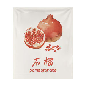 Outdoor Hand-Painted Fruit Stall Advertising Hanging Cloth Small Cart Decorative Fabric Wall Hanging Tapestry Rectangular Shape