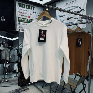 Self-Heating Fleece Fiber Mens Windproof Warm Half-High Collar Autumn Winter Long Sleeve T-Shirt Fashion Urban Style Base Shirt