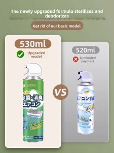 MONLEYTA | Complete Set Japanese Air Conditioner Cleaning Foam Tool Kit For Indoor And Outdoor Units No Rinse Required Household Use