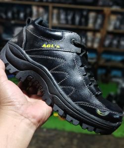 SEPATU SAPETY BOOTS PRIA Booster AGL"S Kulit Sol Karet
