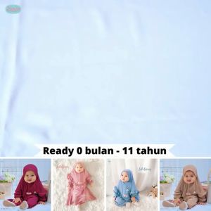 Baju Gamis Anak Lula Series Zalira Kids | Gamis Anak Perempuan terlaris Usia Newborn sampai 11 tahun
