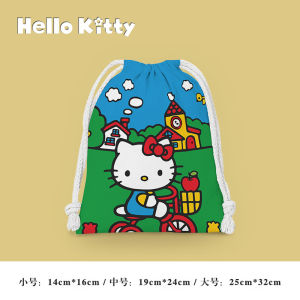 กระเป๋าใส่รองเท้าผ้าใบ KT Cat สำหรับเด็ก กระเป๋าใส่เงิน กระเป๋าใส่กล้อง กระเป๋าใส่เชือกโยคะ กระเป๋าผ้าอเนกประสงค์