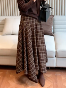 MANMI | Chân Váy Dài Vintage Form Rộng Ôm Body