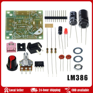 LM386 Mini Audio Amplifier DIY Kit 3.5mm 3V-12V Power Amplifier Suite Trousse Amplificador Module Board Beyond TDA2030 Simple LED Flash DIY Kits Circuit Electronics DIY Electronic Suite 1.2mm Parts for Arduino Flash LED Kit Electronic DIY Kit
