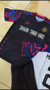 Sablon NAMA NOMOR NAMA TIM LOGO Jersey setelan DEWASA terbaru pria wanita baju futsal volly bola