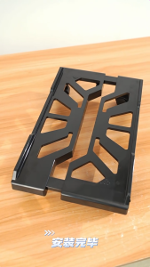 Adjustable CPU Stand with 4 Lockable Wheels - Fits Tower/Desktop CPU Holder for Office/Home Use