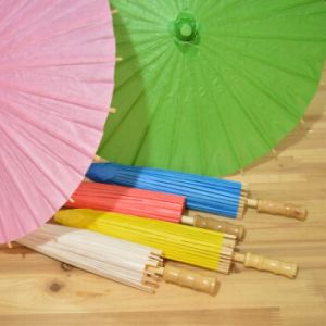 1pc Diameter 20-60cm Handmade Colored Paper Umbrella Wedding Decoration Children Painting Umbrella Kindergarten Hand DIY Crafts