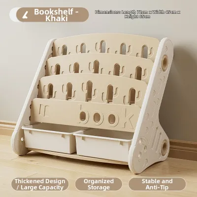 ZHIHUIWU | 2-in-1 Bookshelf with Toy Storage