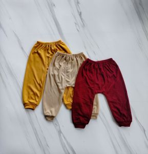 3pcs Celana Panjang Pampers bayi seri polos marooncoksukubus ukuran S.M.L.XL