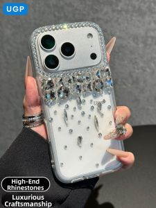 UGP | Transparent Luxury Diamond-Decorated Unique Design Full Protection iPhone Case