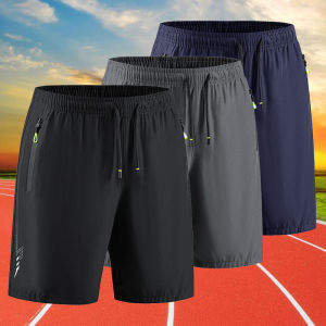 Summer Classic Joggers Mens Shorts Gym Fitness Quick Dry Running Sports Board Shorts New Summer Casual Bottom Zipper Pockets