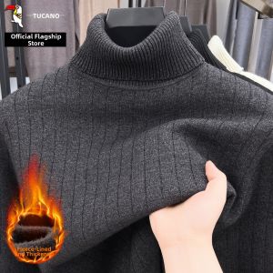 TUCANO | Fleece Thickened High Collar Loose Underwear Knitted Sweater