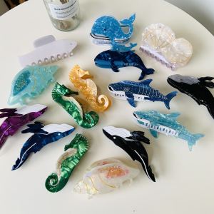 Original Design Ocean Animal Series Whale Shark Hair Clamp