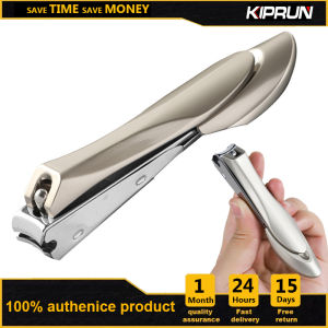 KIPRUN Nail Clipper Trimmer Large Sharp Stainless Steel Anti Splash Sharp Fingernail Cutter Nail Trimmer