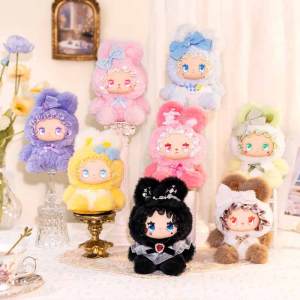 Bộ Sưu Tập Thú Bông Emma Bunny Xinh Xắn Hộp Quà Bí Mật Gối Ôm Sofa Trang Trí Nhà Cửa Búp Bê 15cm Chất Liệu PVC Và Sợi Polyester Đồ Chơi Quà Tặng