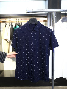 Áo Thun Nam Tay Ngắn Họa Tiết Chấm Bi Thời Trang Mùa Hè H-Style Áo Thun Cổ Polo Thường Ngày Bằng Cotton Polyester