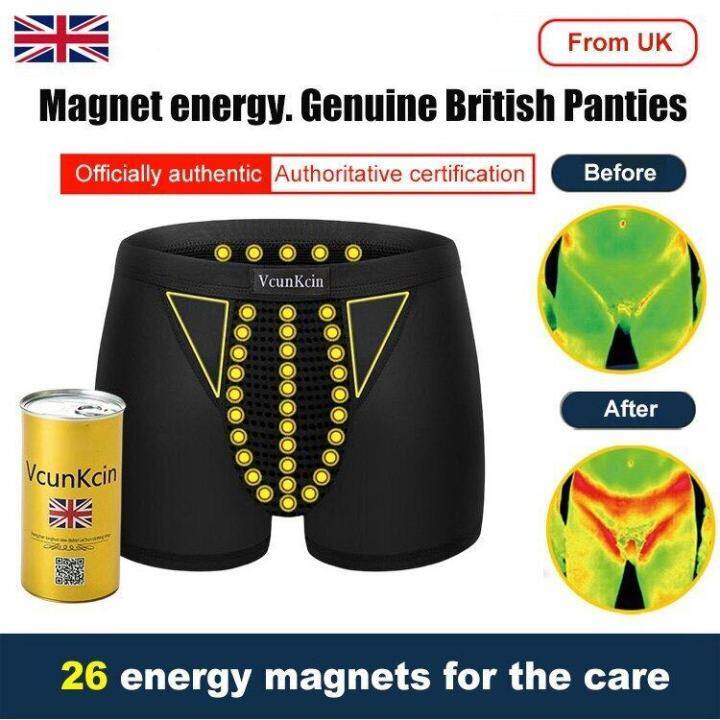 Men s Magnetic Health Underwear Men Breathable Milk Silk Underwear Boxer Briefs Shorts Magnetic Therapy Physiological Health Underpants Knickers Lazada PH